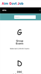 Mobile Screenshot of aimgovtjob.com